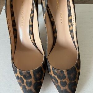 Gianvito Rossi Leopard Print Heels